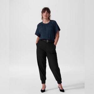 Universal Standard Black Minton Joggers